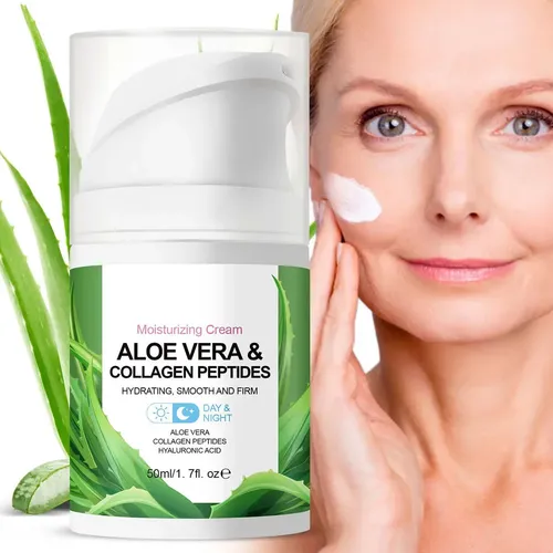 Crema Hidratante G Alovera Y Colágenos Peptides Hydrati