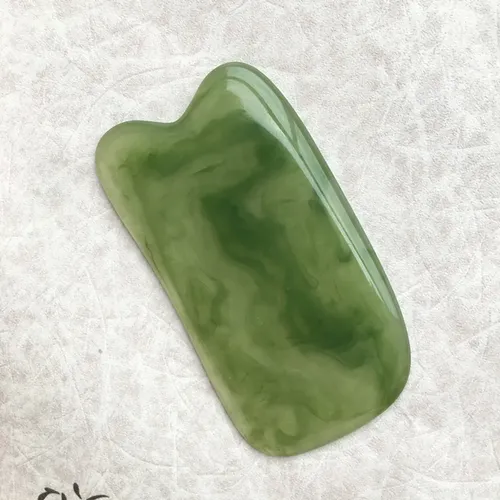 Tablero De Masaje Facial Gua Sha De Resina De Cera De Abejas