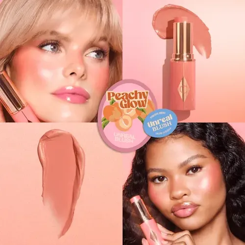 Rubor Barra Charlotte Tilbury Unreal Brillante Tono Peachy Glow