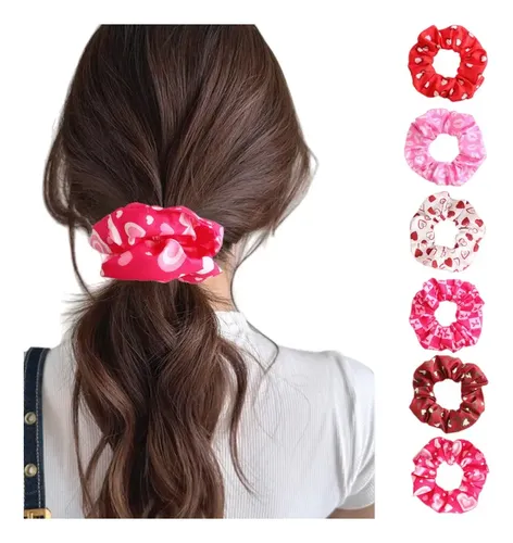 ..sxrw 6 Lindas Cintas For El Pelo Con Estampado Lazo Rosa..