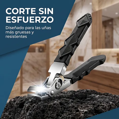Cortauñas Biselado Eagle Beak Super, 7 Unidades Negro