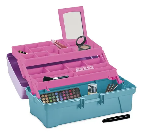 Caja Organizadora De Plástico Estilo Botiquín Con Tapa