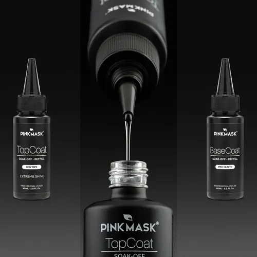 Pink Mask Semipermanente Reffill 002 Top Coat 60ml Color Transparente