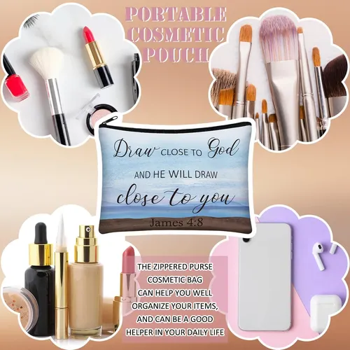 Bolsas De Maquillaje Pinkunn De Lona A Granel, 16 Unidades C