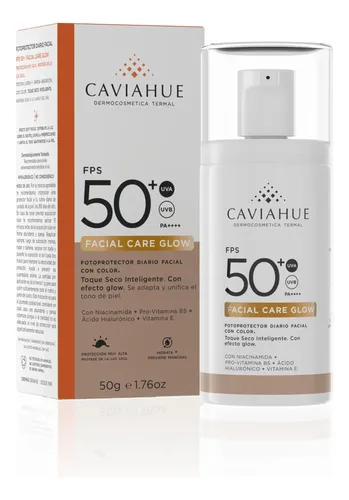 Caviahue Protector Solar Fps50+ Facial Care Glow Color 50 Ml