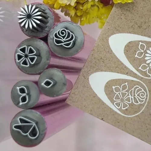 Juego De 6 Bolígrafos Nails Art Stamp Set Nails Art Pen Set