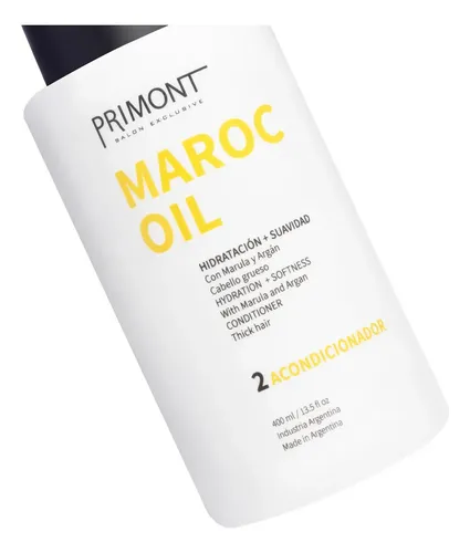 Acondicionador Primont Maroc Oil Con Aceite De Argan X400ml