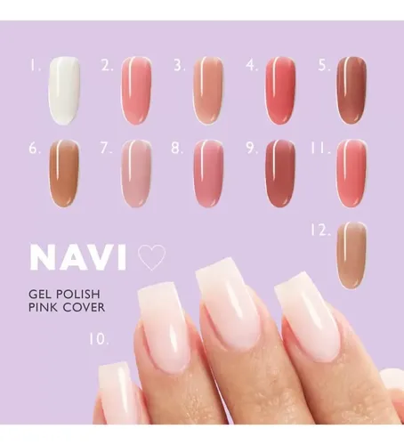 Esmalte Uñas Uv Cover Nude Navi 15ml