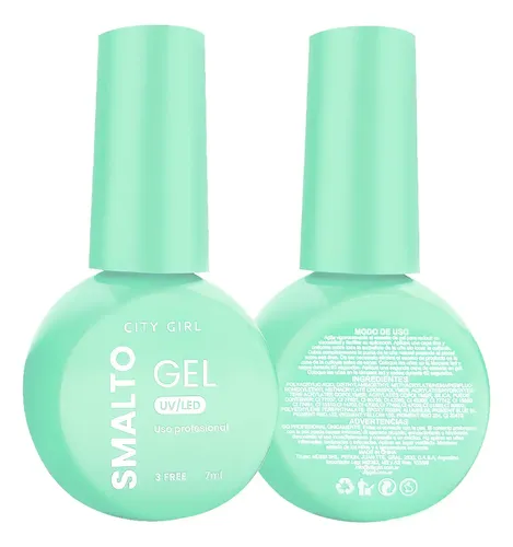 Esmalte De Color City Girl Semipermanentes 7ml Profesional