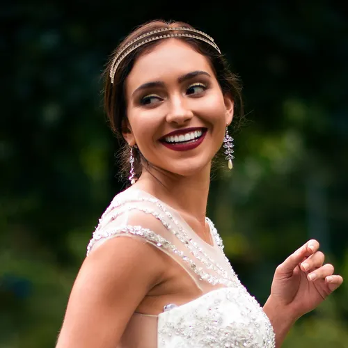 4 Uds Diadema Novia Boda Con Diamantes Mujer