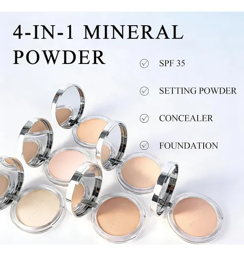 Polvo Mineral 4-en-1 Compacto Spf35 Light