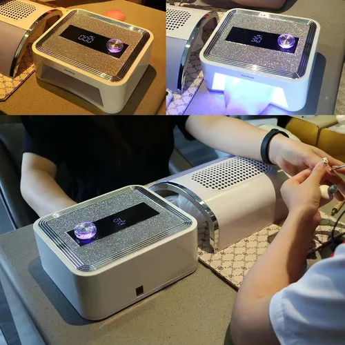 Lámpara De Uñas Led Uv Inalámbrica Decrose 120w