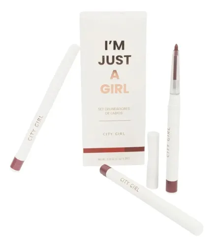Set 3 Delineadores De Labios Cremosos X Colección City Girl