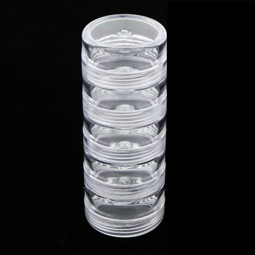 25, Frascos Pequeños Transparentes, Envases De Cosméticos,