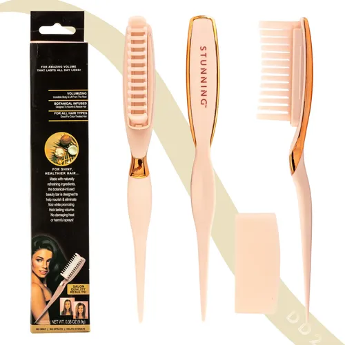 Cepillo Peine Voluminizador Hidratante Para Cabello Portatil