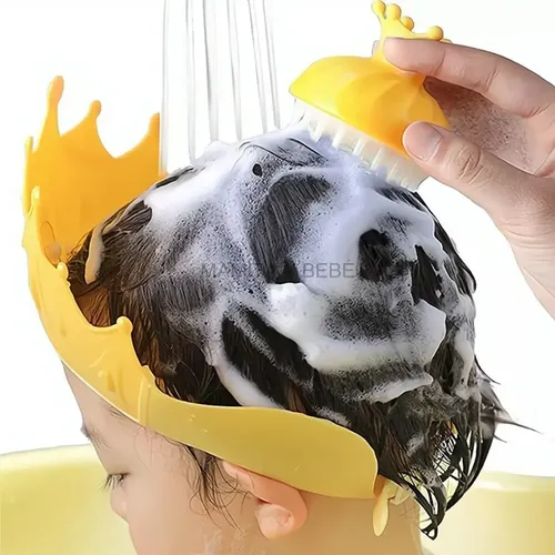 8pzs Juguetes Baño Para Bebé Gorro Ducha Cepillo Champú