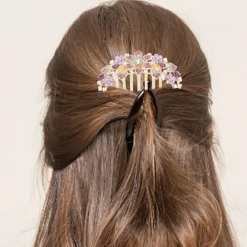 Peineta De Pedrería Para Cabello Accesorio 4792953