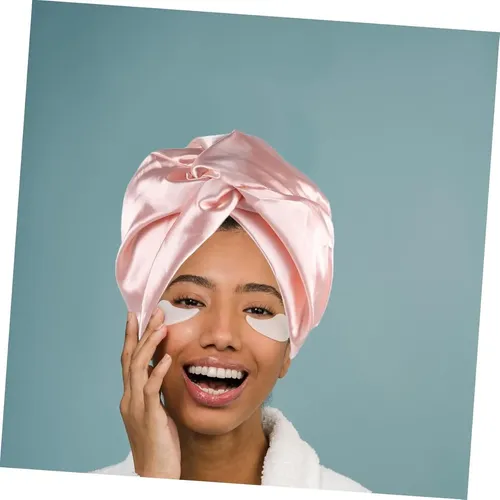 Gorro De Seda Imitada Para Dormir Mujer, Baño, Ducha Portáti