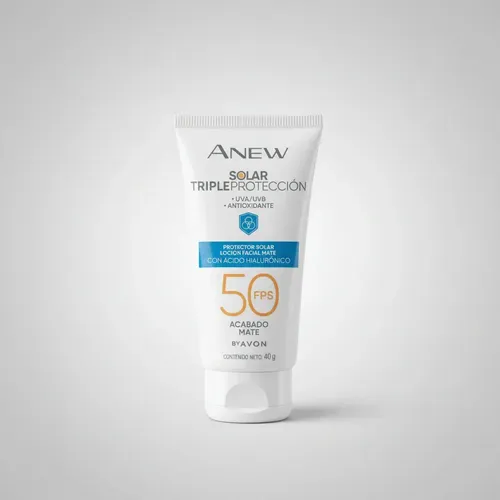 Avon Protector Solar Anew Triple Proteccion Fps 50 Mate 40g