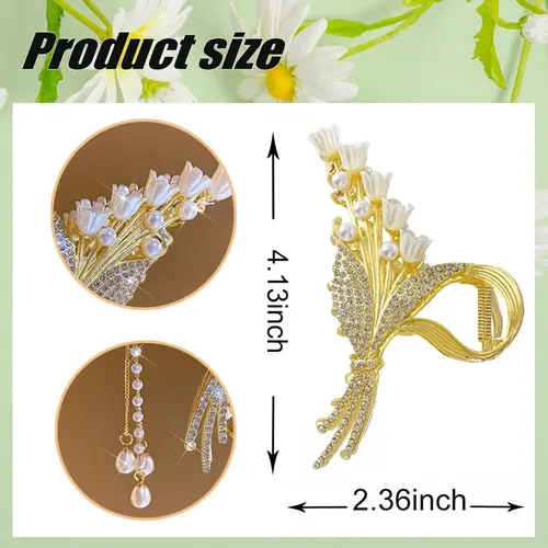 Broche For El Pelo Con Flecos Elegante Y Y Estilo Vintage