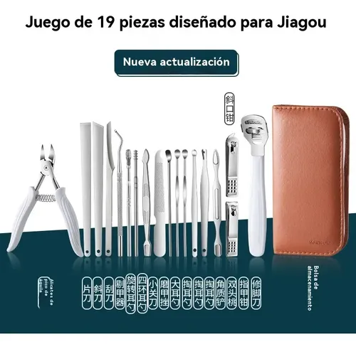 Pedicure Set De Manicure Profesional Cortar Uñas Htht