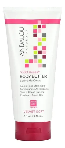 Manteca Corporal Andalou Naturals 1000 Roses Velvet Soft 240