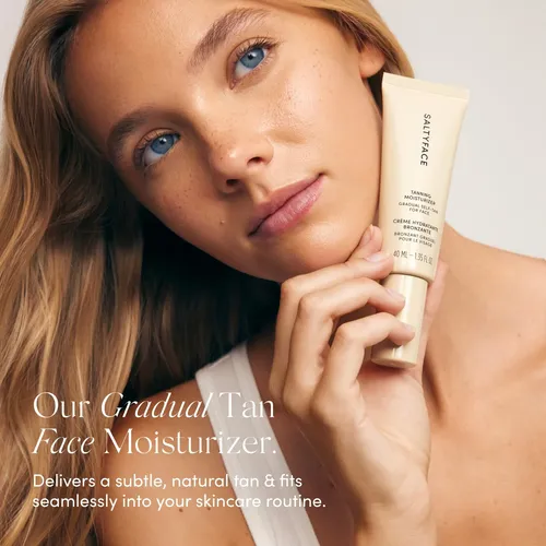 Crema Hidratante Bronceadora Saltyface Autobronceadora Facia