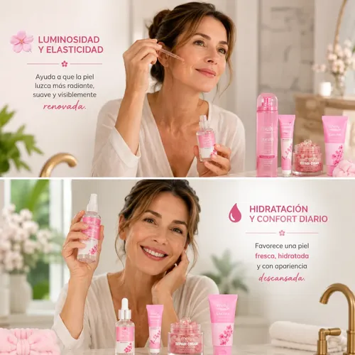 Rutina Skincare Asiatica Sakura Piel Luminosa E Hidratada
