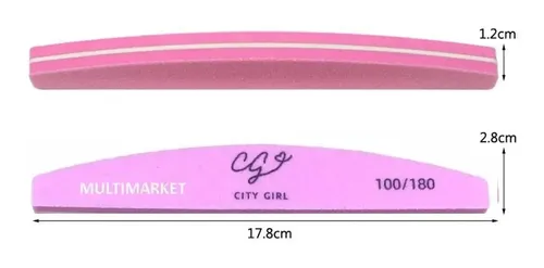 Lima Sponge Buffer 100/180 Para Manicuría Uñas Esculpidas