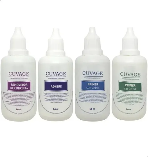 Kit Preparadores Uñas De Adhere Primer Remo Cuticulas X 60ml