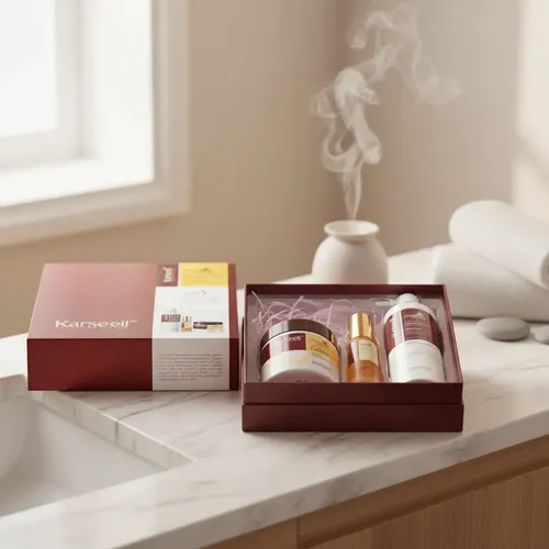 Caja Original Karseell Shampoo Óleo Y Crema Para Regalar