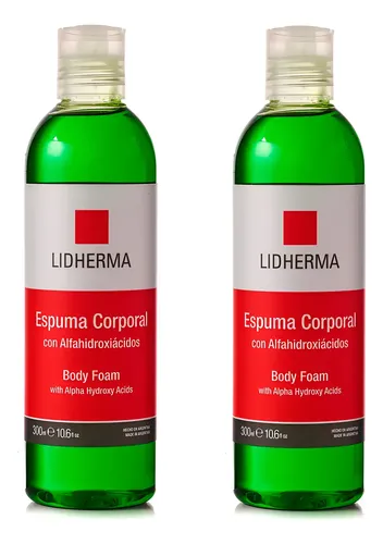 Kit X2 Espuma Corporal Gel Jabonoso Con Alfahidroxiácidos