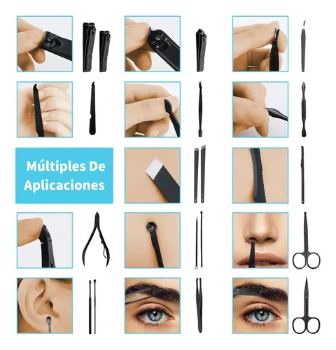 Kit De Manicura Y Pedicura Profesional, Herramientas De