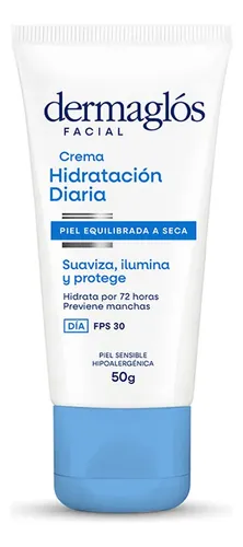 Dermaglos Crema Hidratacion Diaria Piel Equilibrada Fp30 50g