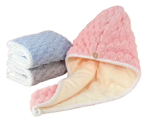 Gorro Para Secar El Cabello Head Wrap, Turbante, Microfibra,
