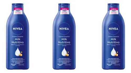 Pack Crema Corporal Nivea Milk Nutritiva 400ml