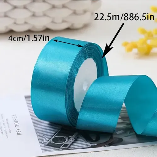 20 Rollos De Listón Decorativo De 4 Cm De Ancho, Largo 45 M,