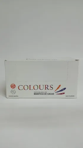 Protector Labial Con Manteca De Cacao Parafarm Colours X 24