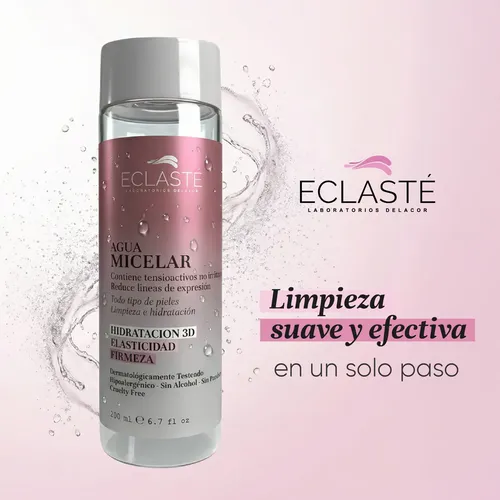 Agua Micelar Eclasté 200ml – Hidratacion Firmeza Elasticidad