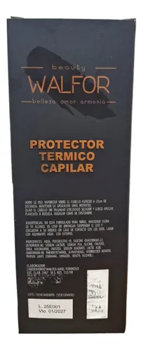Beauty Walfor Protector Termico Capilar Spray Anti-age + Control Frizz X100grs