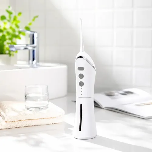 Irrigador Bucal Ducha Dental Belfia HF1 Water Flosser Hilo Dental Portátil Para Brackets Ortodoncia Implantes Gingivitis Sarro Encías Limpieza Oral Profunda