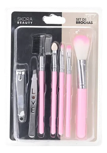Set Accesorios Maquillaje Manicura Pedicura X7 Skora 39391