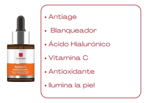 Vitamina C Serum Radian C Antioxidante Hidratacion Lidherma