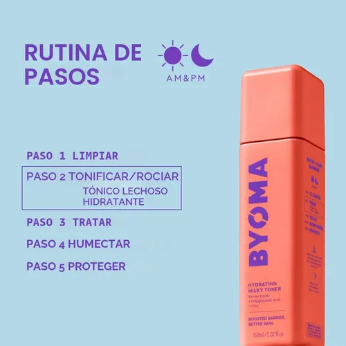 Tónico Hidratante Byoma Con Ácido Hialurónico 150ml