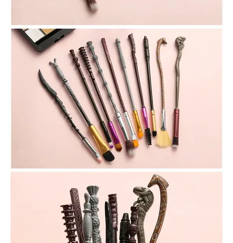 Juego De 11 Pinceles Para Sombras De Ojos, Kit De Mezcla Pro