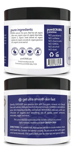 Exfoliante Corporal Purescrubs Sal Del Mar Muerto 473ml