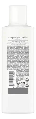 Shampoo Dove UV Repair & Glow Ferúlico Reparador 200ml
