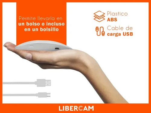 Cabina De Uñas Lampara Luz Led Secador Uv LIBERCAM RUÑA-01 Manos Esculpida 6w Color Blanco