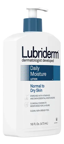 Loción Lubriderm, Hidratante Corporal Diaria, 480 Ml, Vitami
