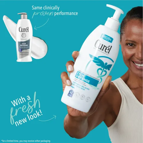 Loción Corporal Calmante Curel Itch Defense, Sin Fragancia